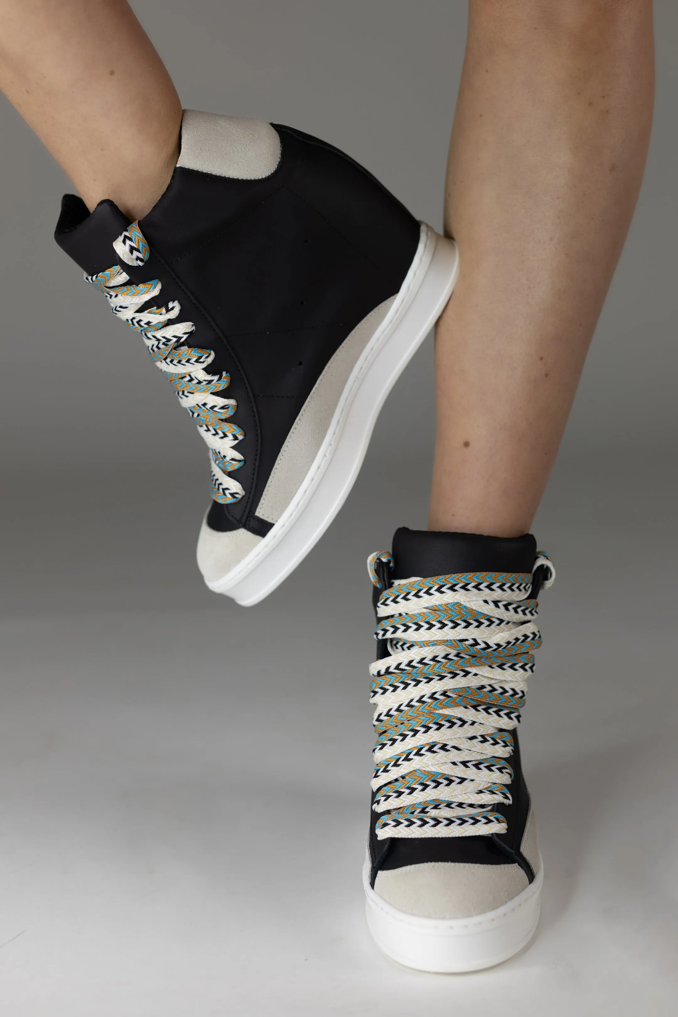 Fearless 2.0 Black Wedge Sneaker