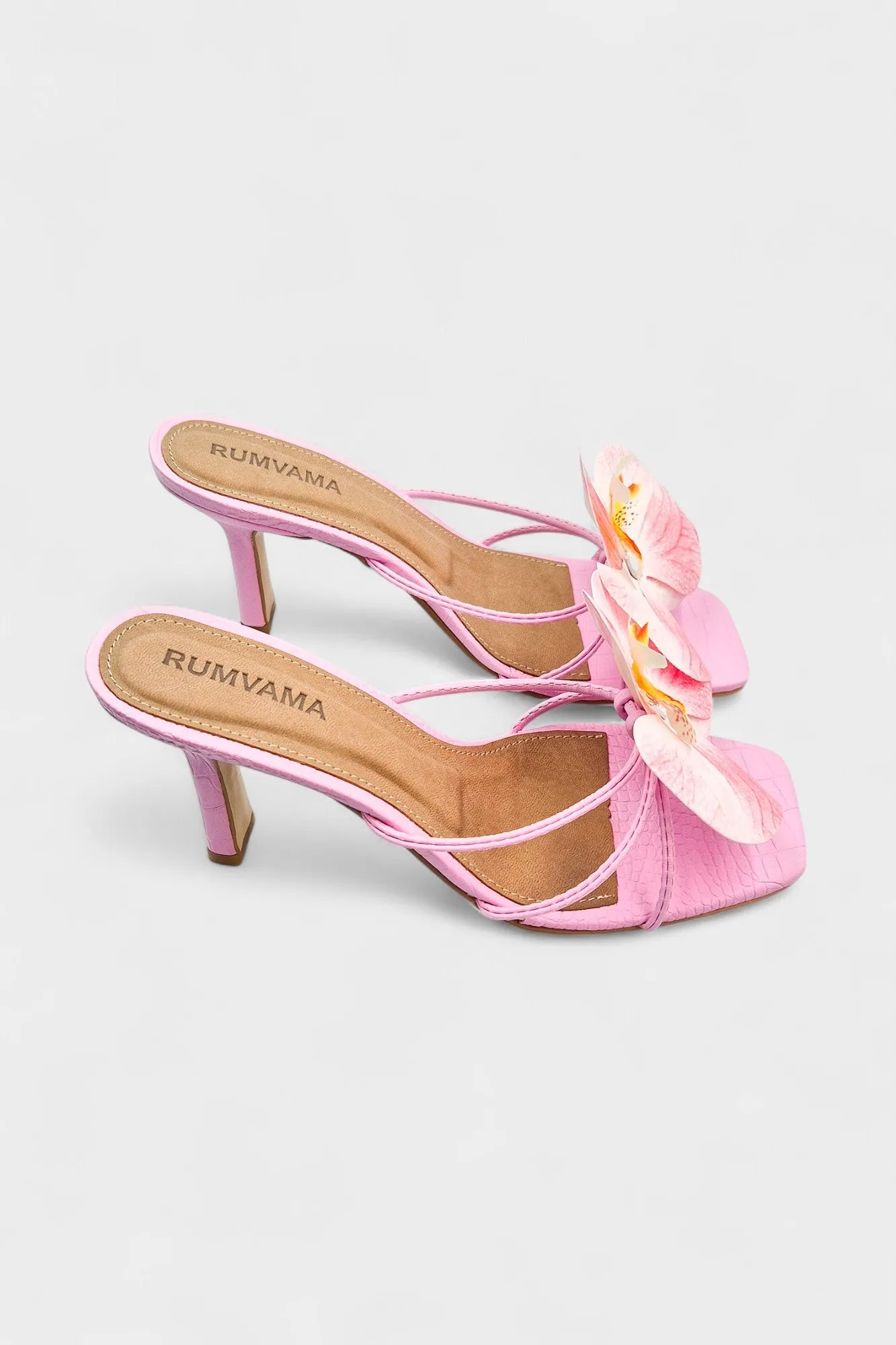 Flamingo Orchid Heels