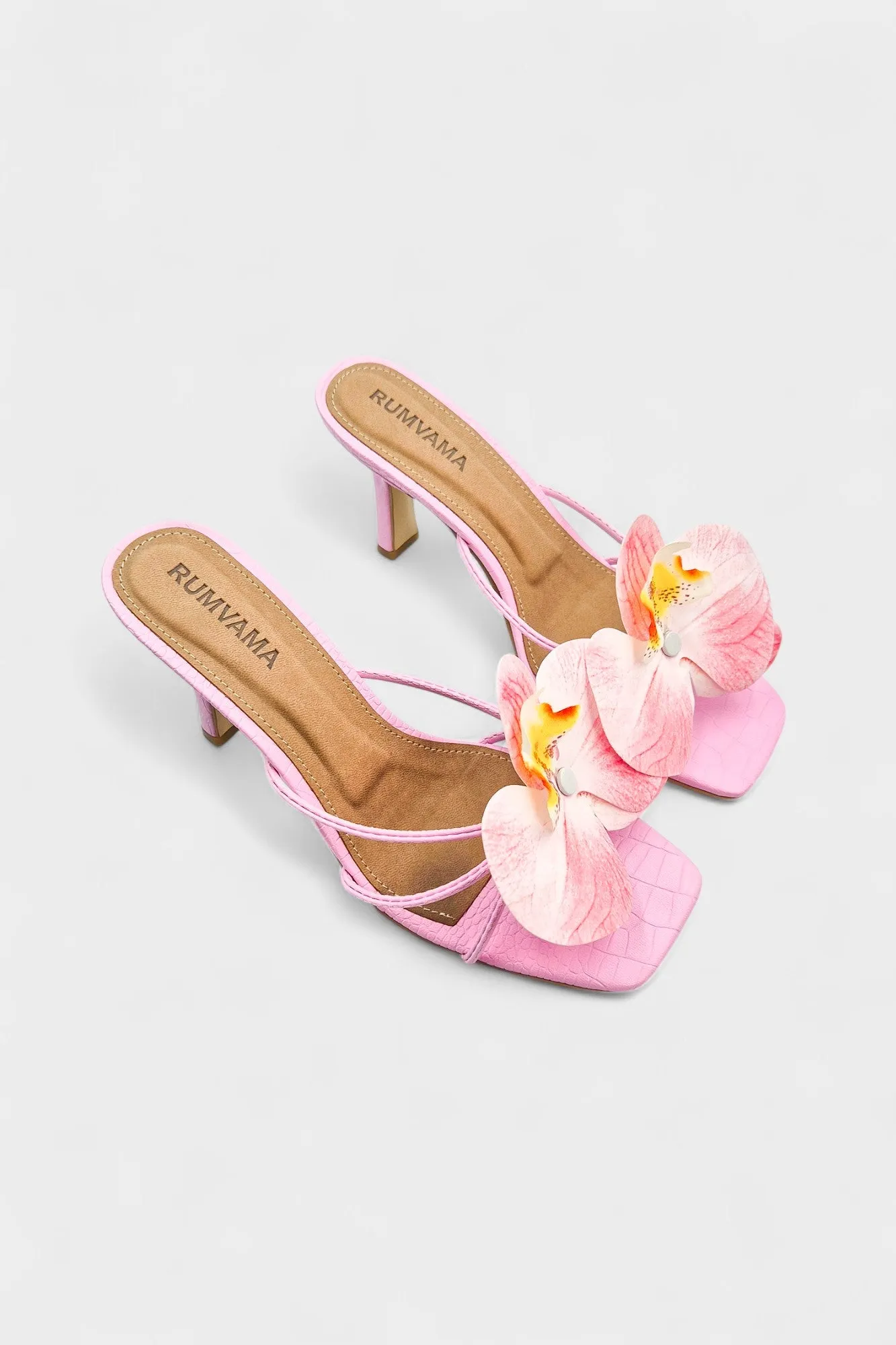 Flamingo Orchid Heels