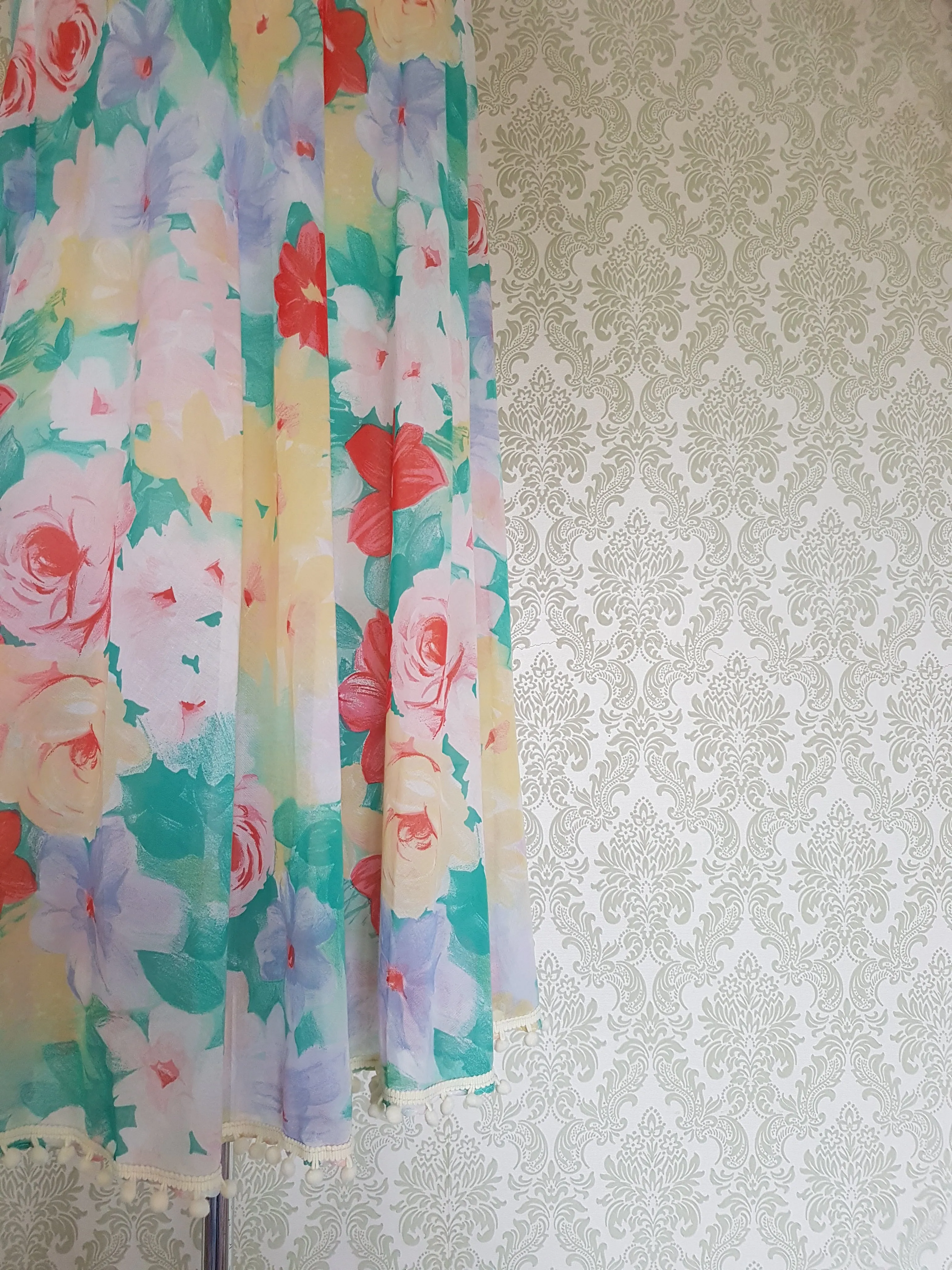 Floral A-Line Summer Vibes Dress - Pastel Peregrina