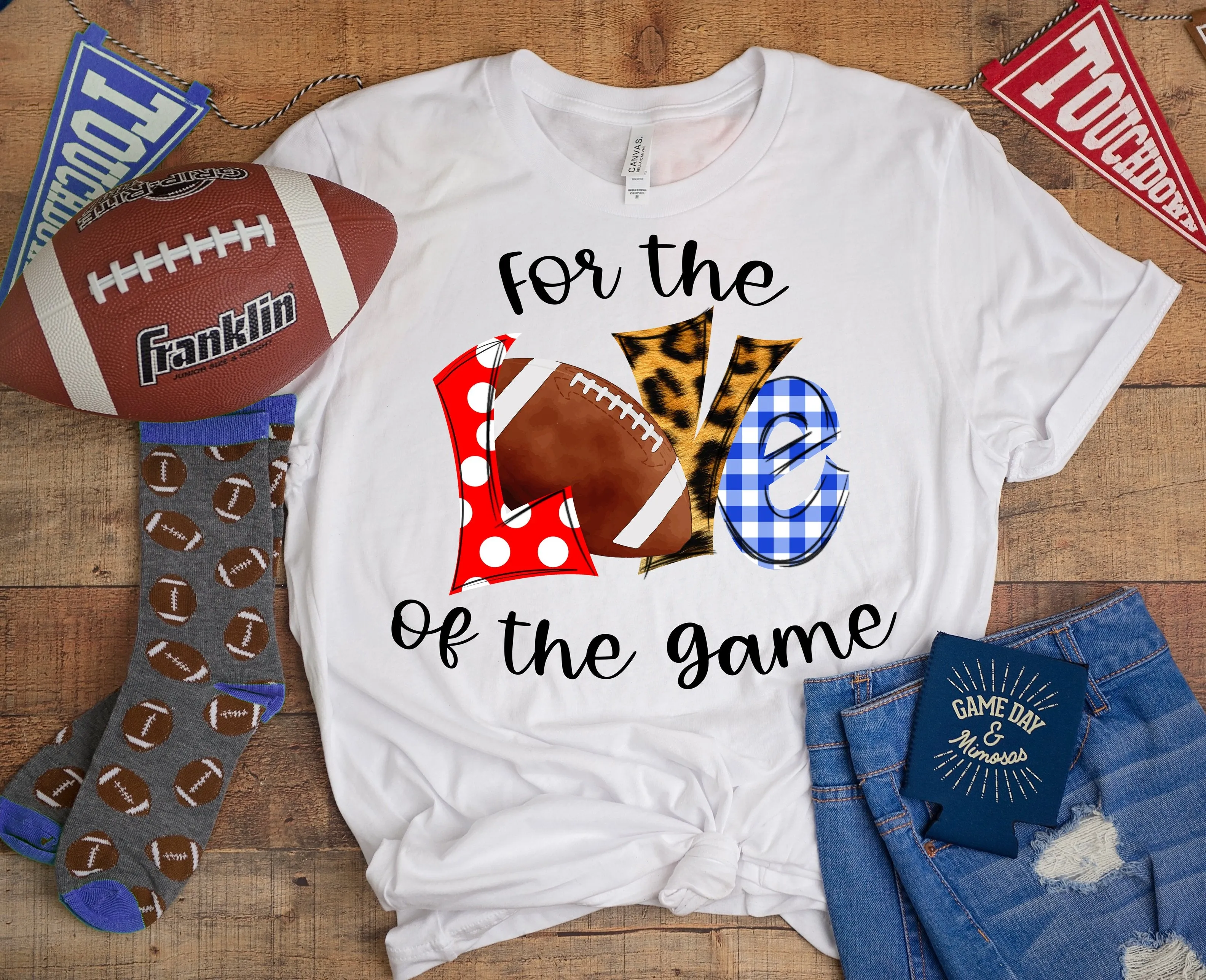 For the Love of the Game (Football, Basketball, Baseball, Soccer,Softball, Volleyball, Tennis)