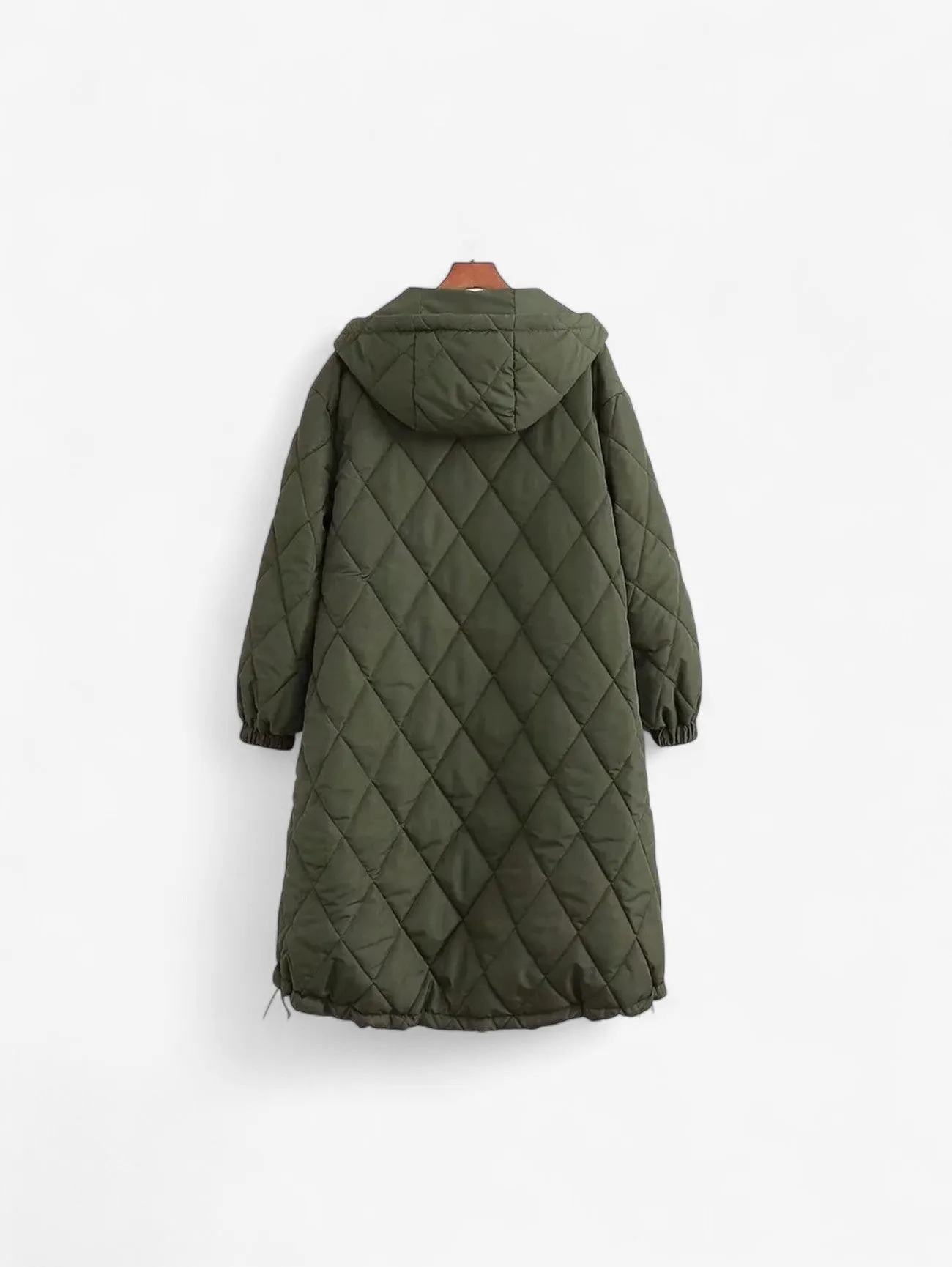 Foxes | Women's Long Quilted Hooded Winter Puffer Jacket