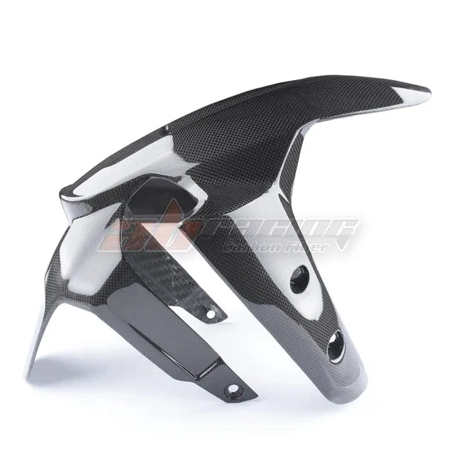Front Fender Hugger Tire Mudguard Cover For Ducati Multistrada V4 V4S Sport 2020 2024 Full Carbon Fiber 100%