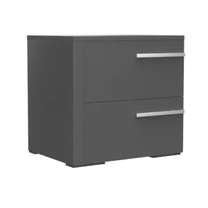 Gabriella right night table for bedroom decoration, dark grey