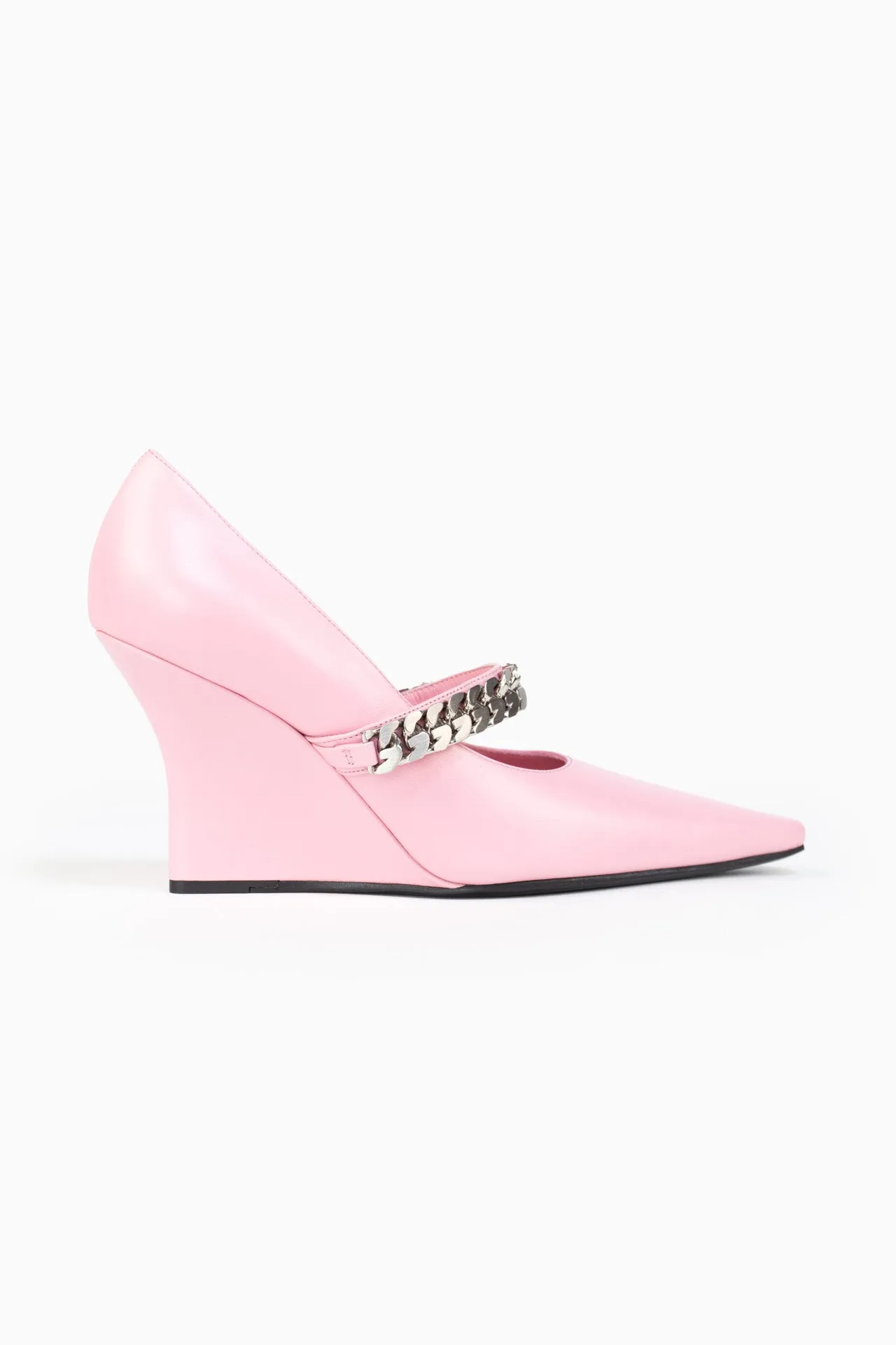 Givenchy G Chain Wedge Heels in Pink - Size 37