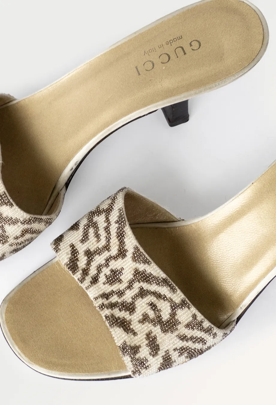 Gucci x Tom Ford Beaded Mules
