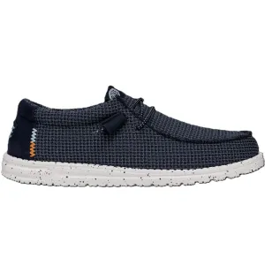 Hey Dude Wally Sport Mesh Men's Slip On Casual Shoe Navy