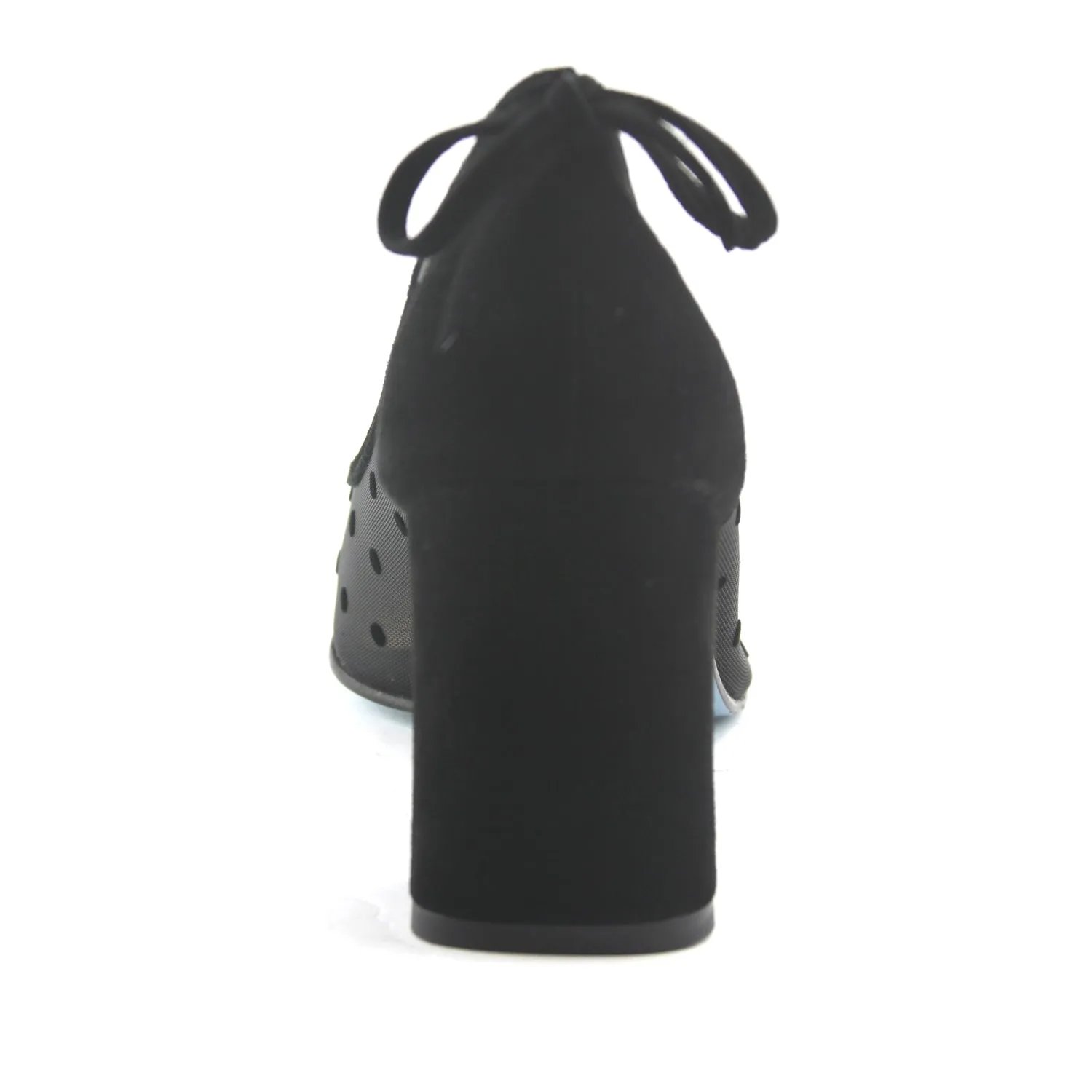 Holly - Black Dot Mesh