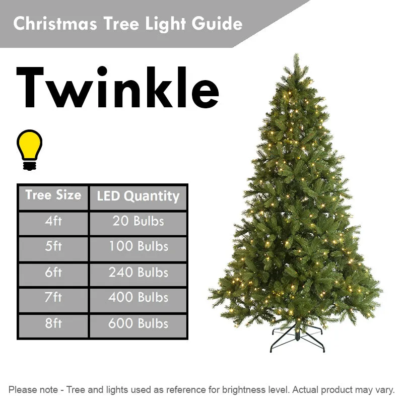 Homcom 2FT Pre-Lit Artificial Christmas Tree Tabletop Multicoloured Fibre Optic Xmas Decoration with LED Lights Green