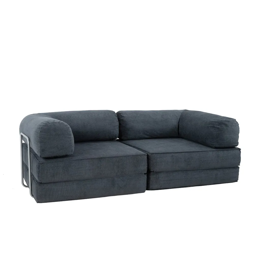 Hugspacee Corduroy Compressed Daybed Large Lounge Sofa