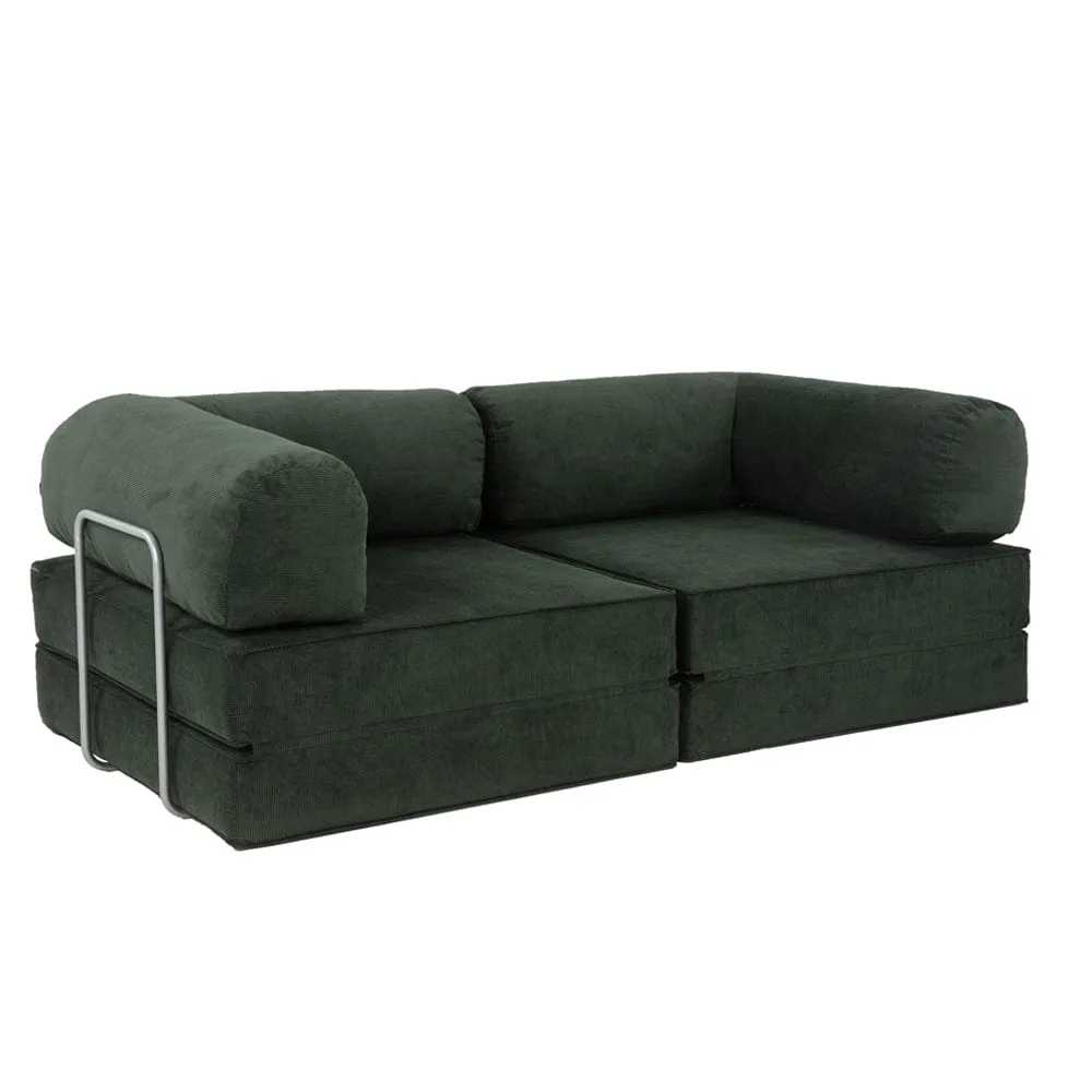 Hugspacee Corduroy Compressed Daybed Large Lounge Sofa