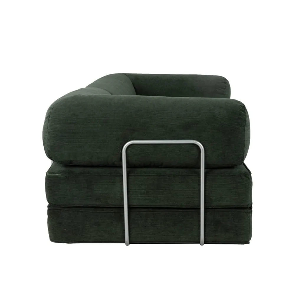 Hugspacee Corduroy Compressed Daybed Large Lounge Sofa