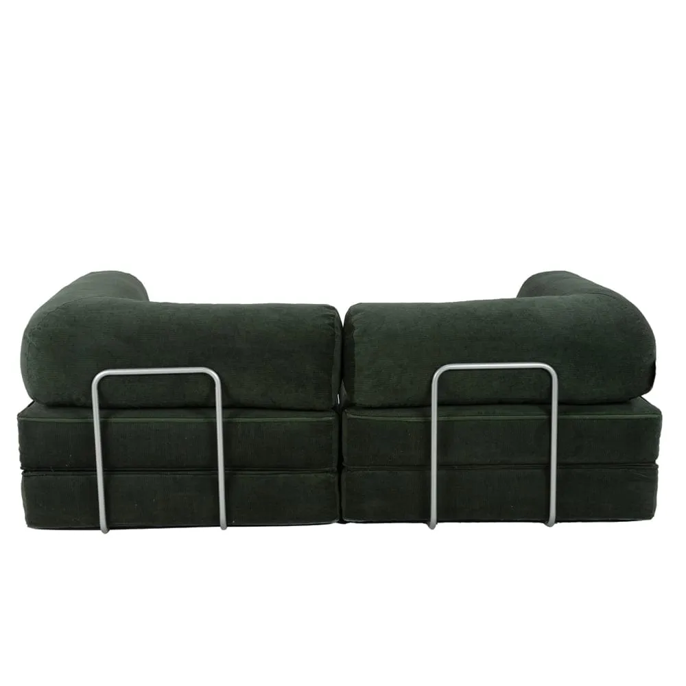 Hugspacee Corduroy Compressed Daybed Large Lounge Sofa