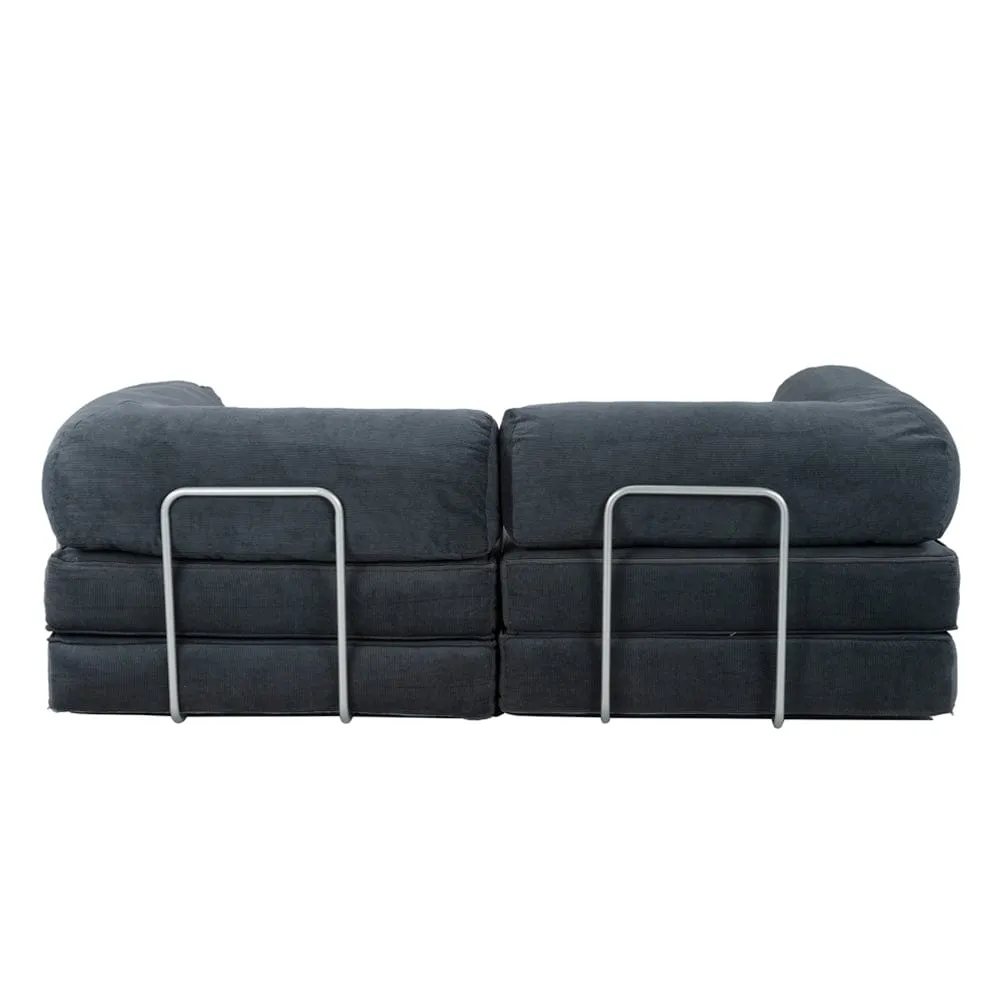 Hugspacee Corduroy Compressed Daybed Large Lounge Sofa