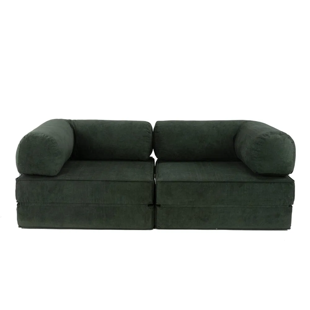 Hugspacee Corduroy Compressed Daybed Large Lounge Sofa