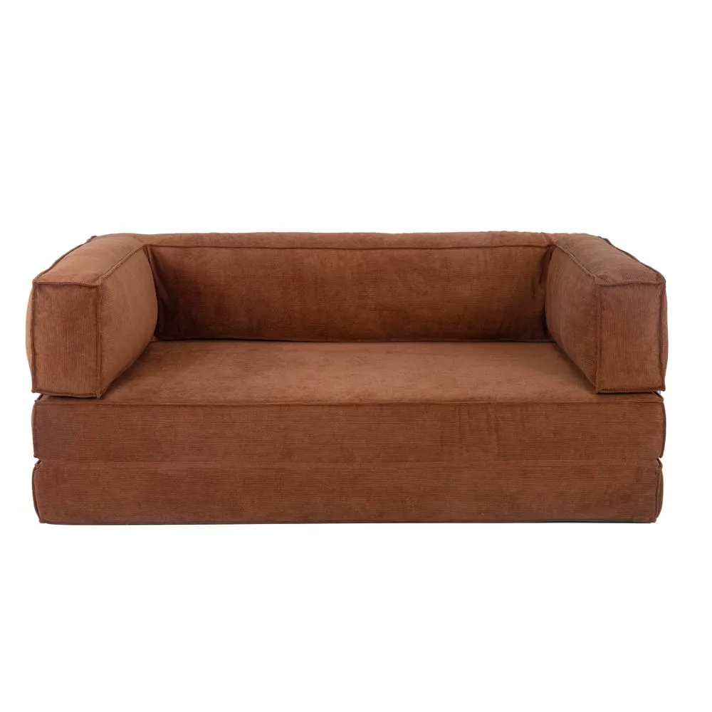 Hugspacee Corduroy Compressed Daybed Upholstered Lounge Sofa
