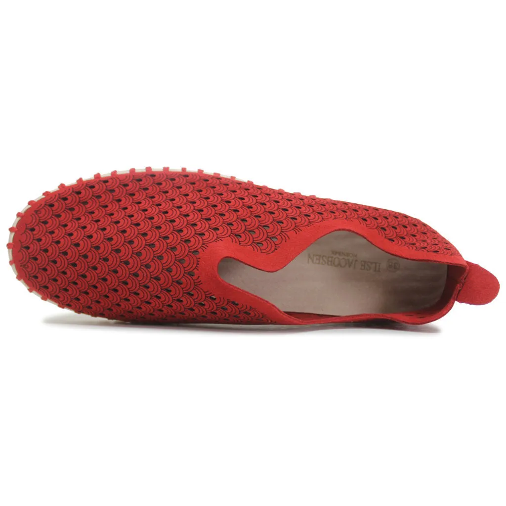 Ilse Jacobsen Tulip Synthetic Women's Casual Shoes - Deep Red