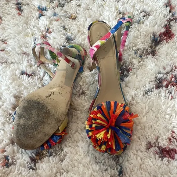 J Crew Colorful Heels