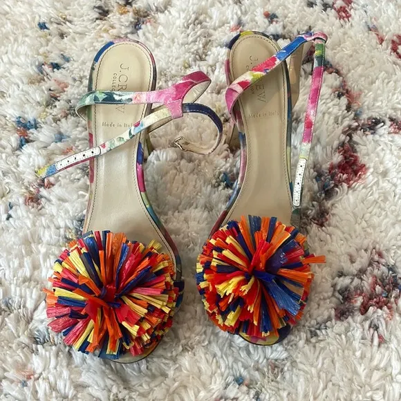 J Crew Colorful Heels