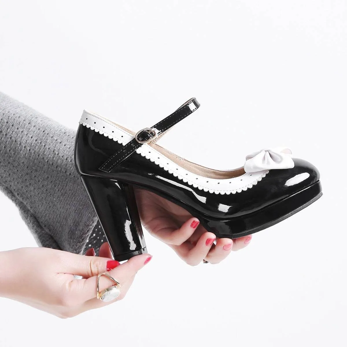 Jane Heels - Mary Jane Shoes Heel, vintage Mary Janes, High Heel Mary Janes, pin up, 1950s, 1960s, retro high heels, retro heels