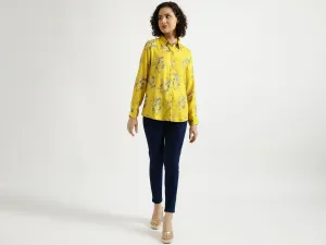 Ladies Long Sleeve Printed Shirt