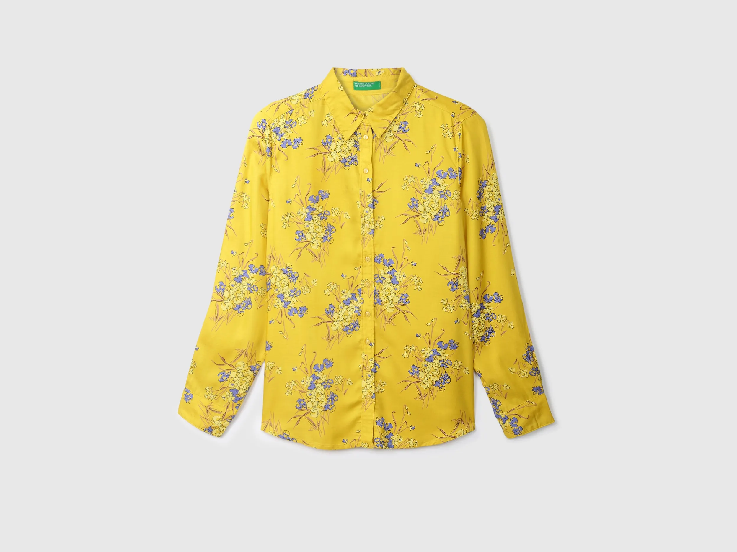 Ladies Long Sleeve Printed Shirt