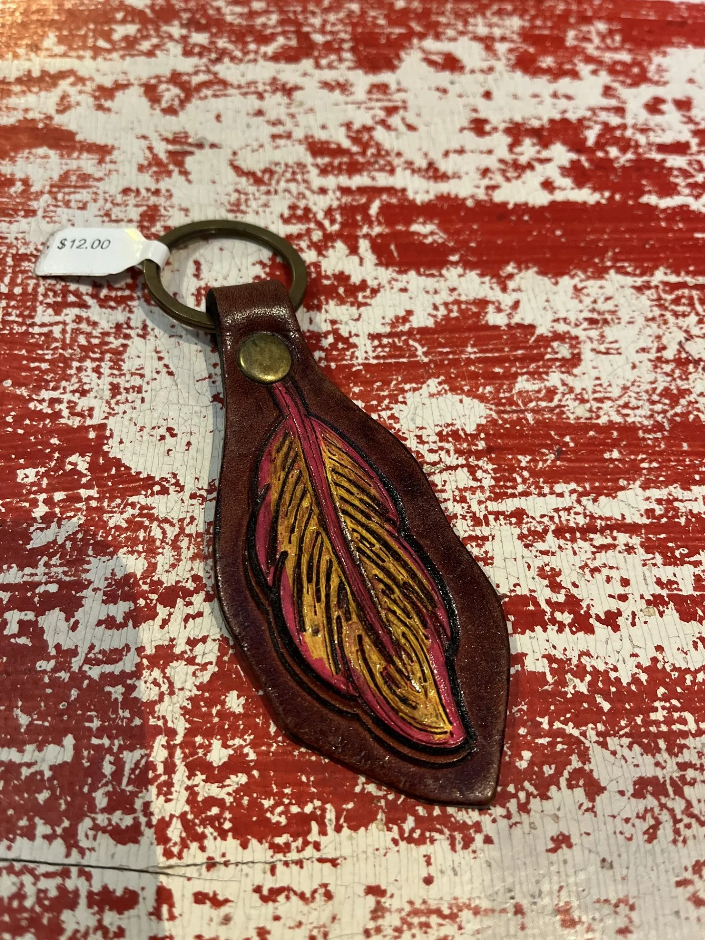 Leather Keychain