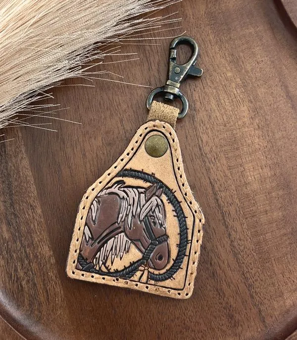 Leather Keychain