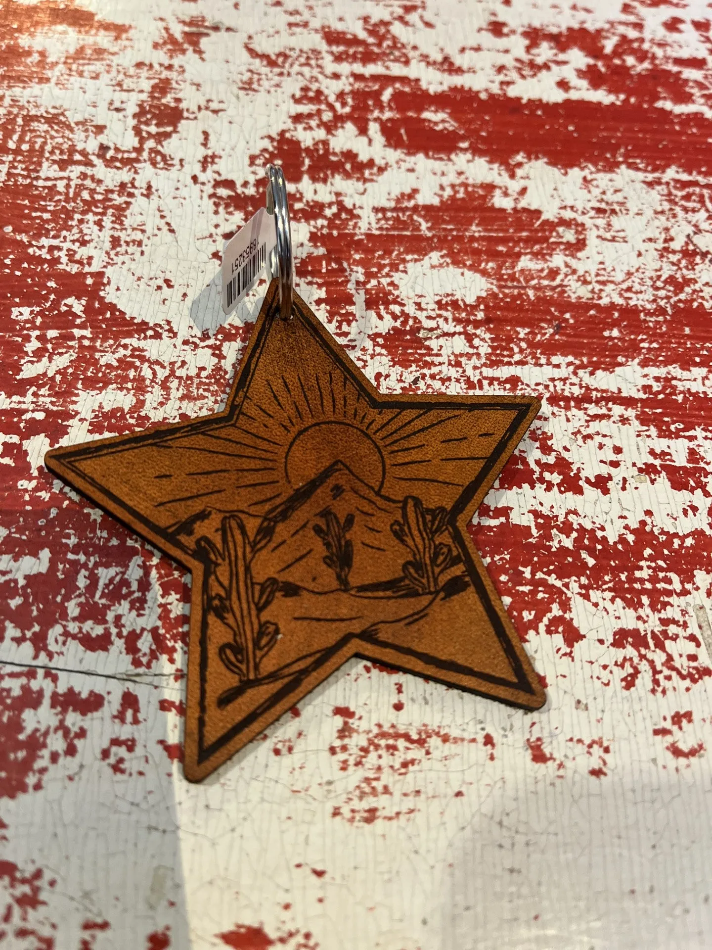 Leather Keychain