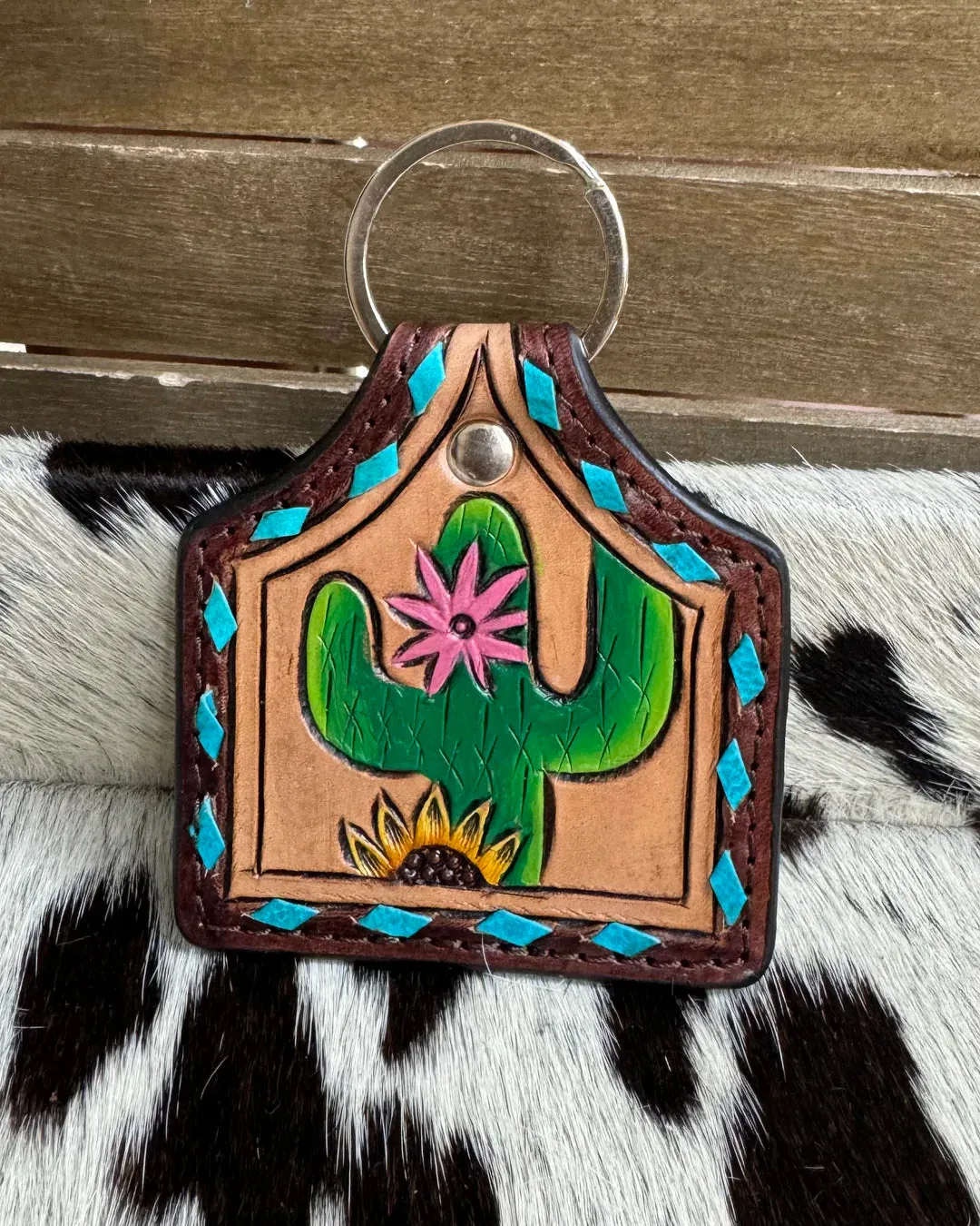 Leather Keychain