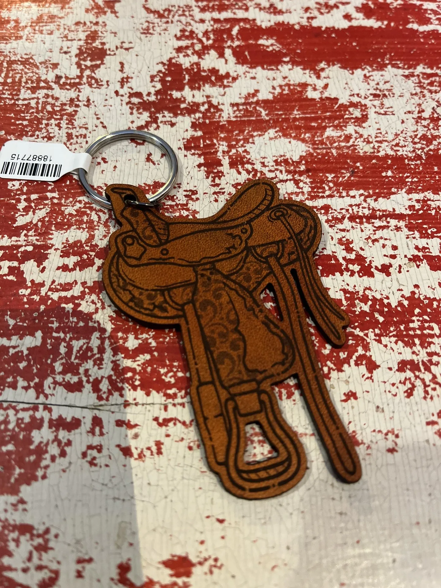 Leather Keychain