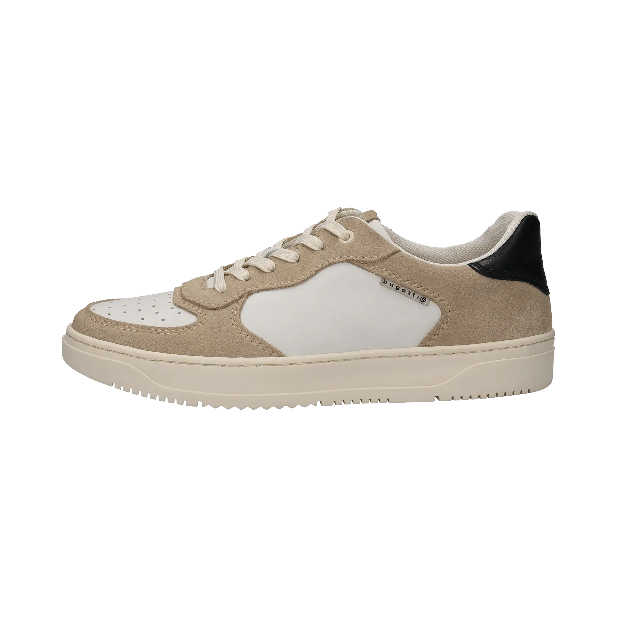 Leder Schnürer beige