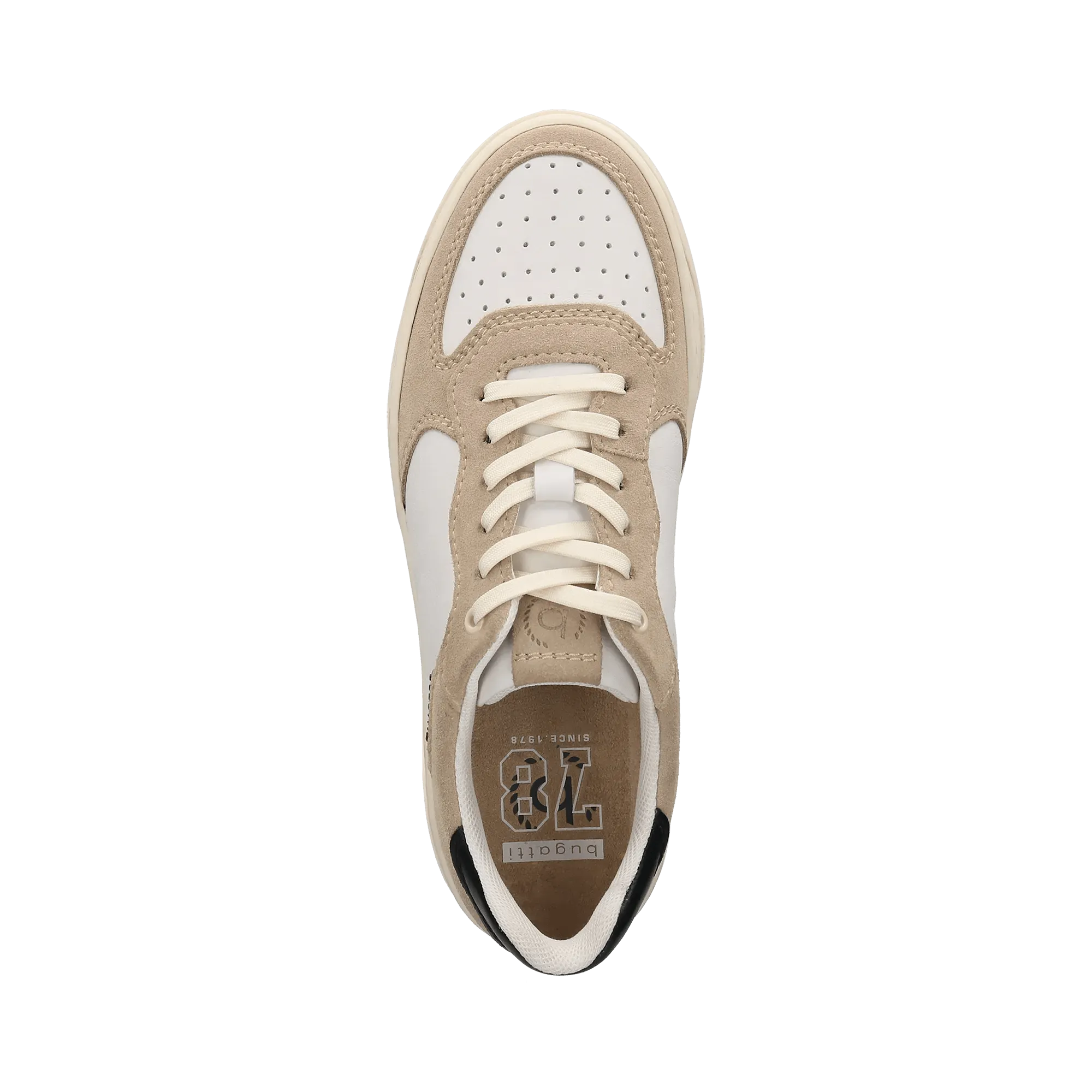 Leder Schnürer beige