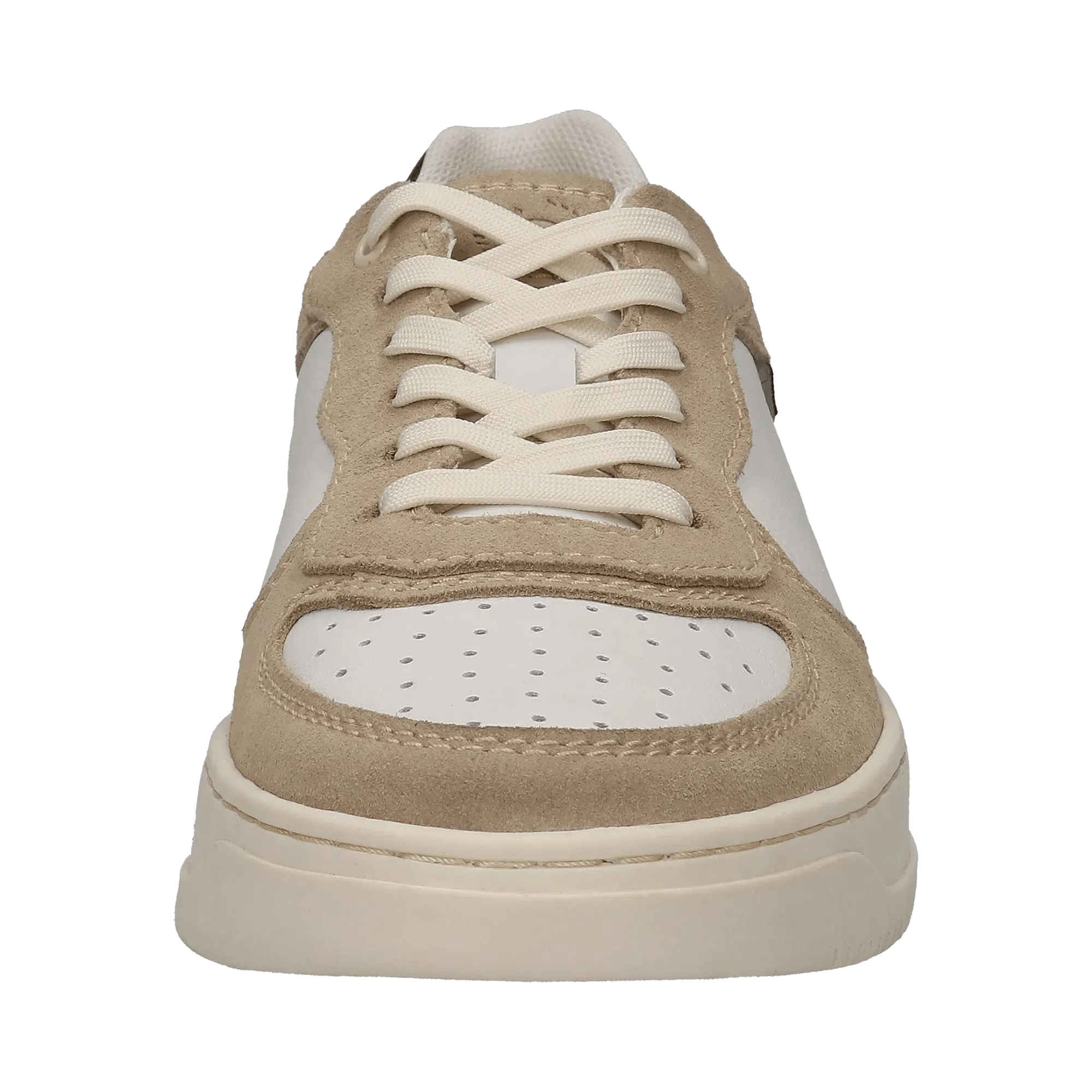 Leder Schnürer beige