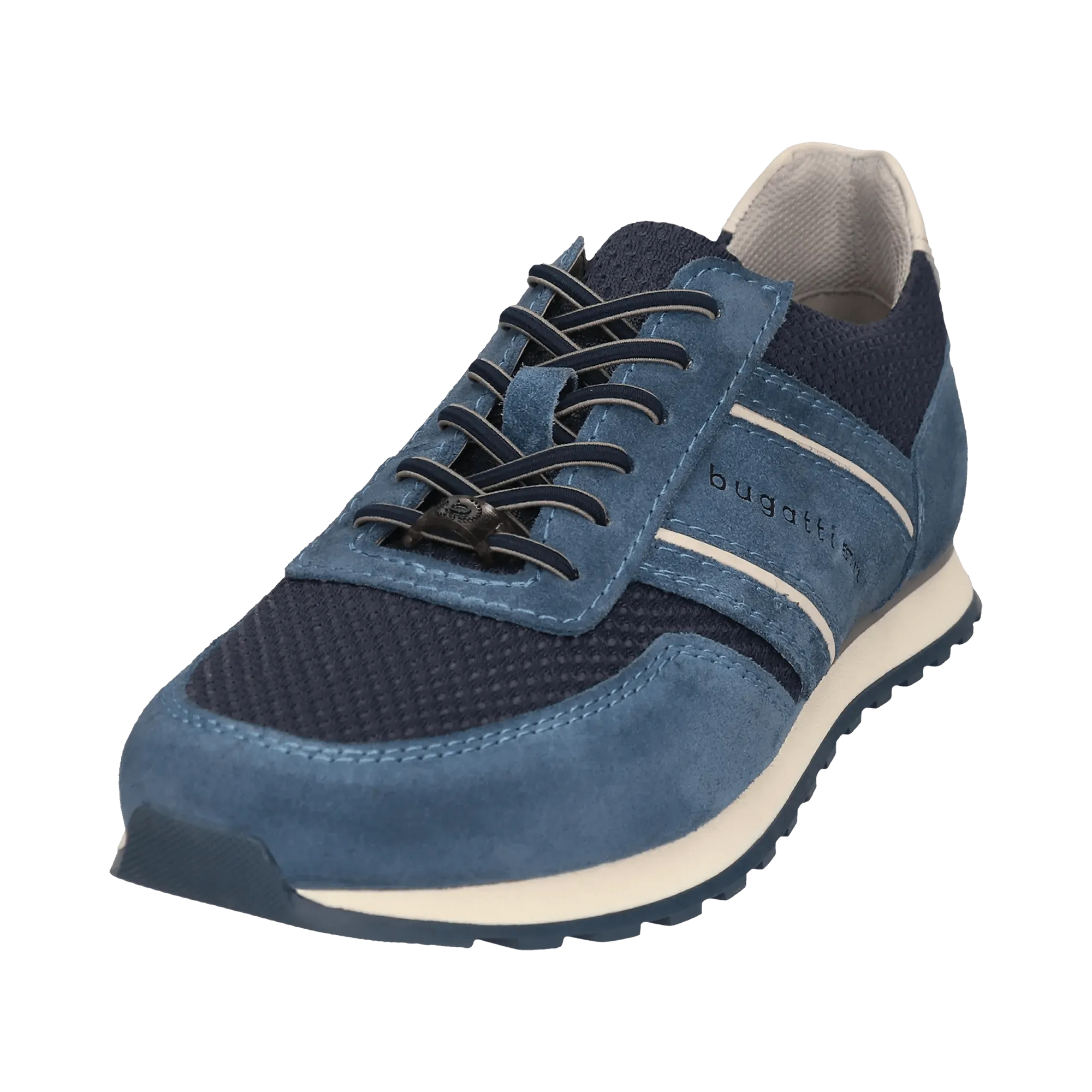 Leder Sneaker blau