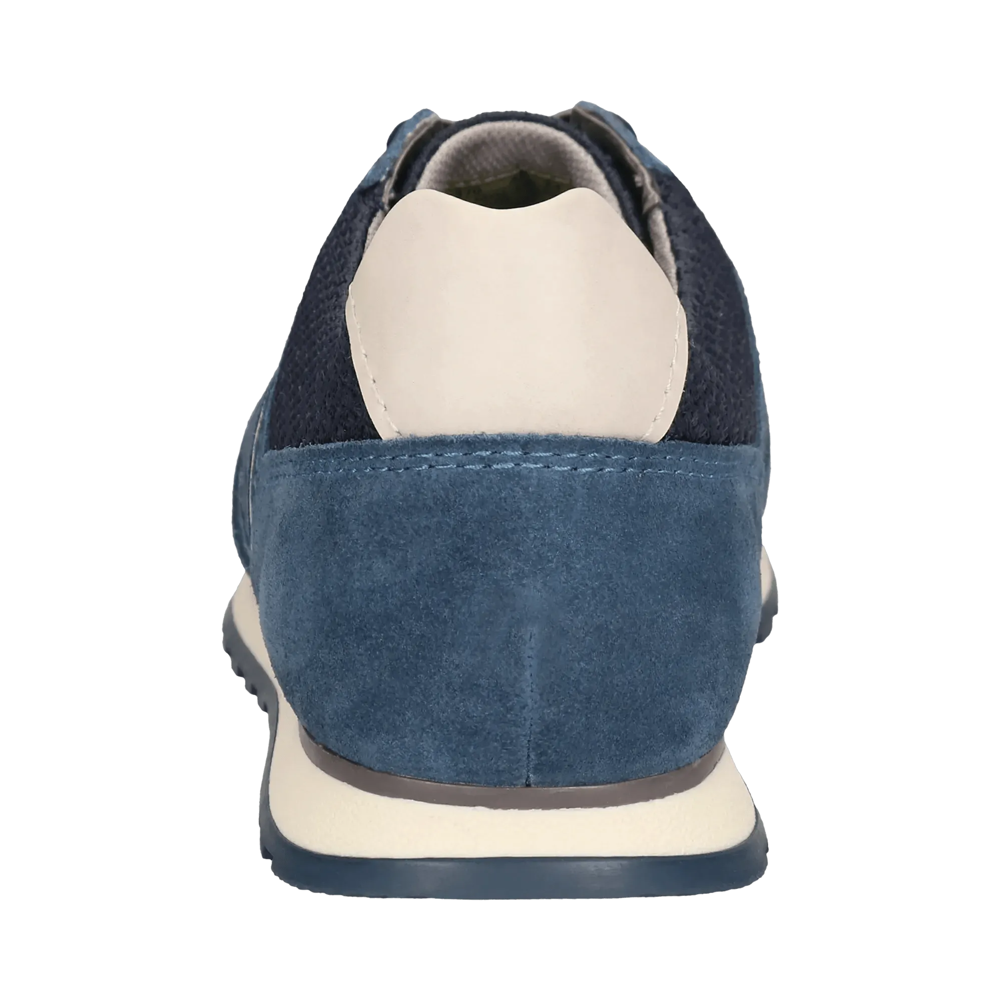Leder Sneaker blau