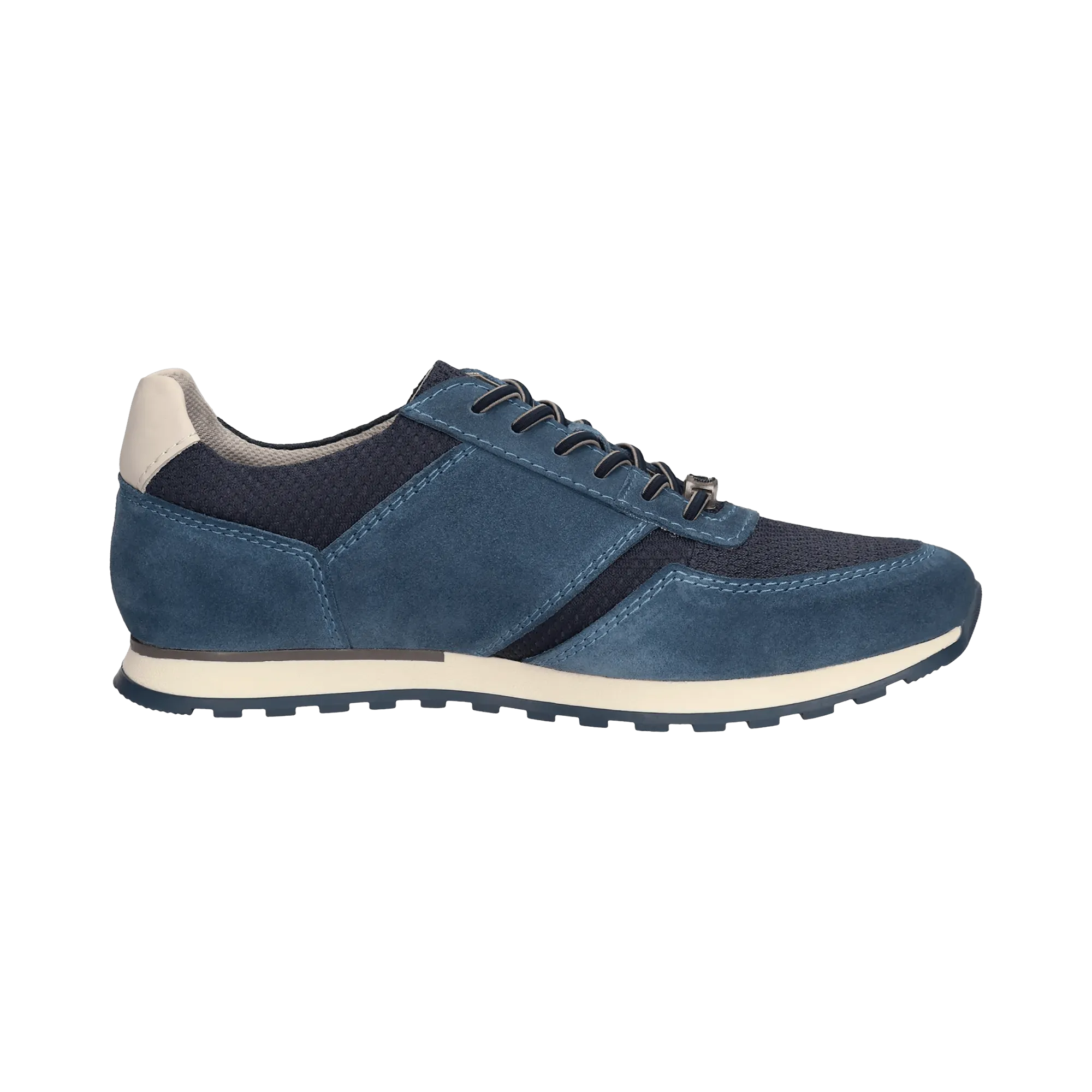 Leder Sneaker blau