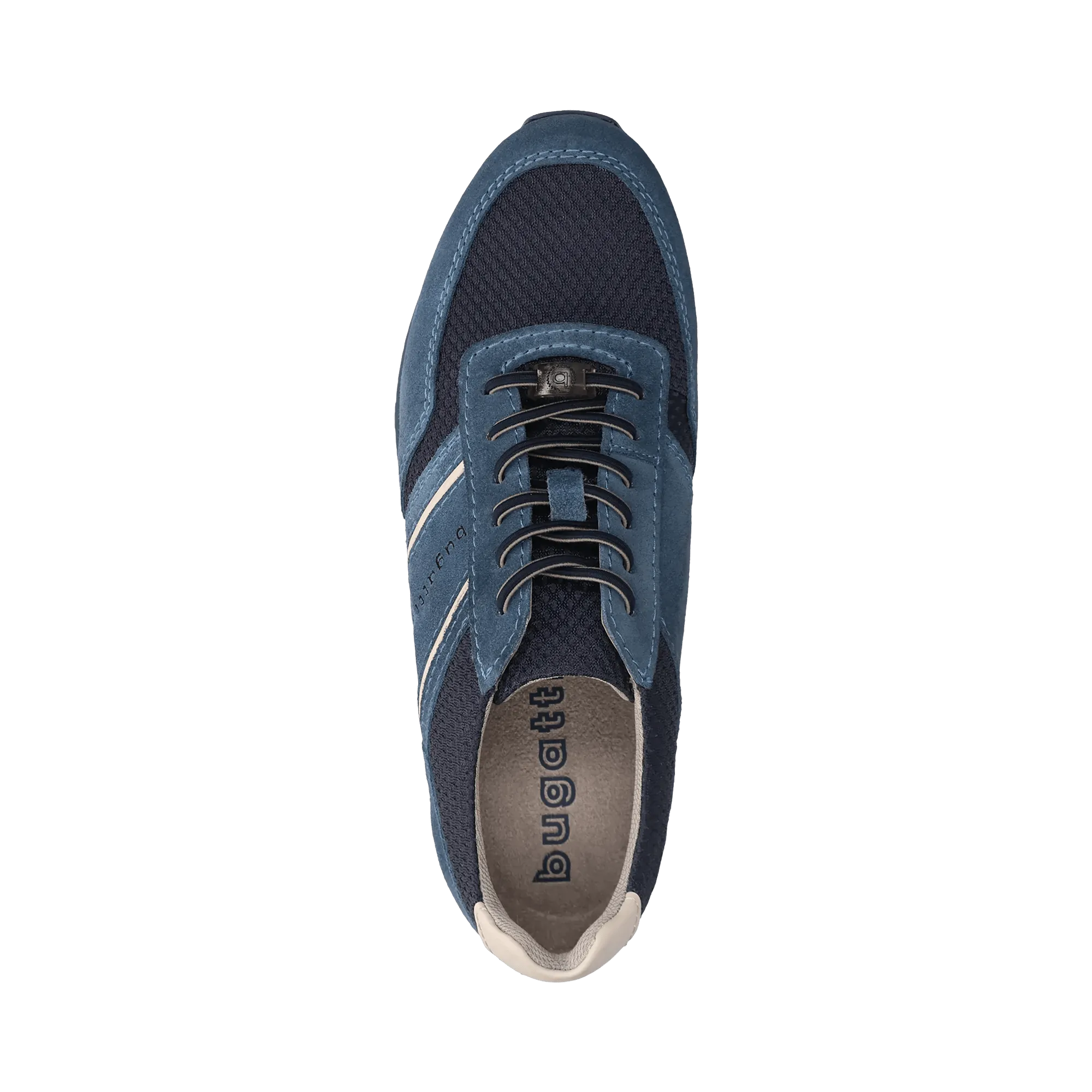 Leder Sneaker blau