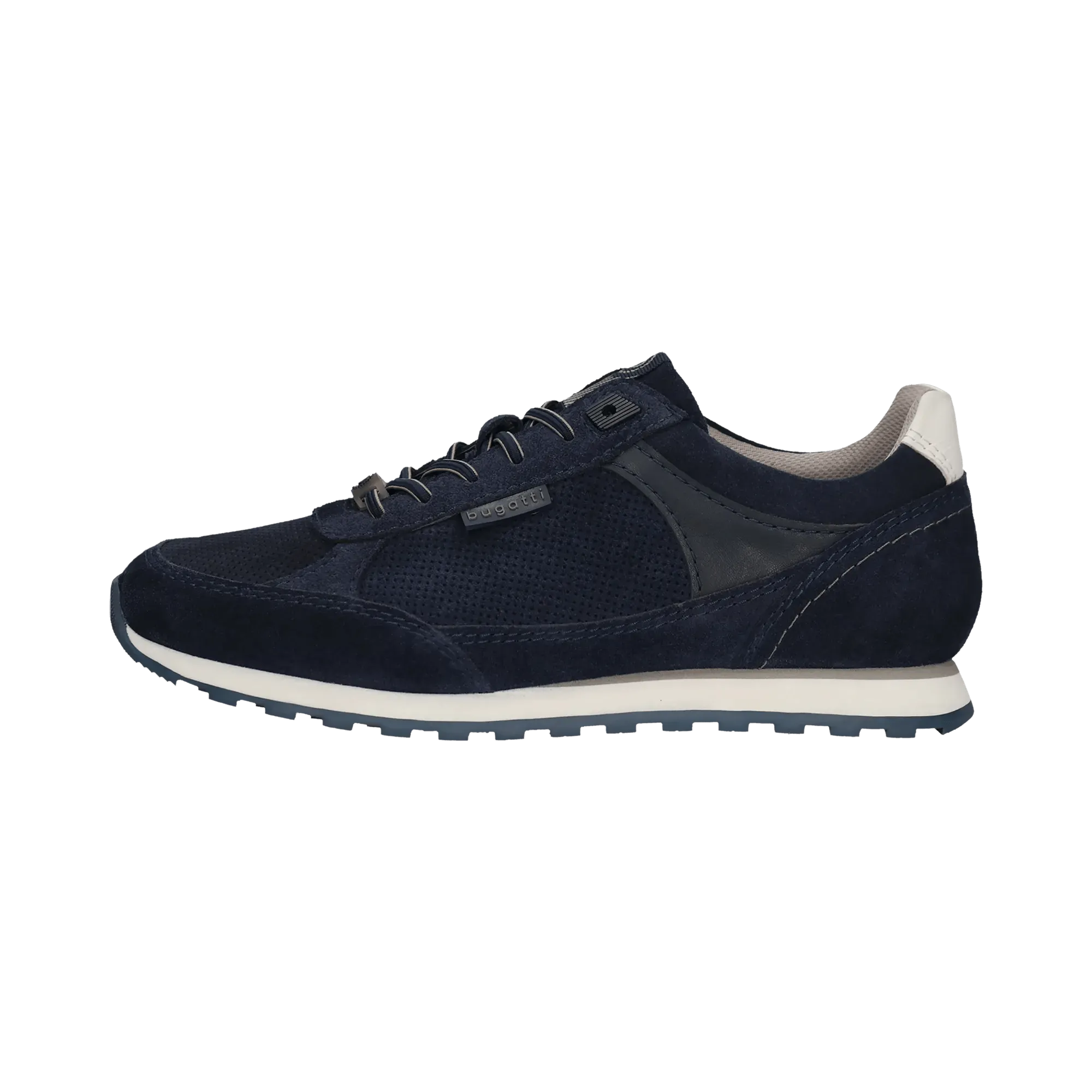 Leder Sneaker dunkelblau