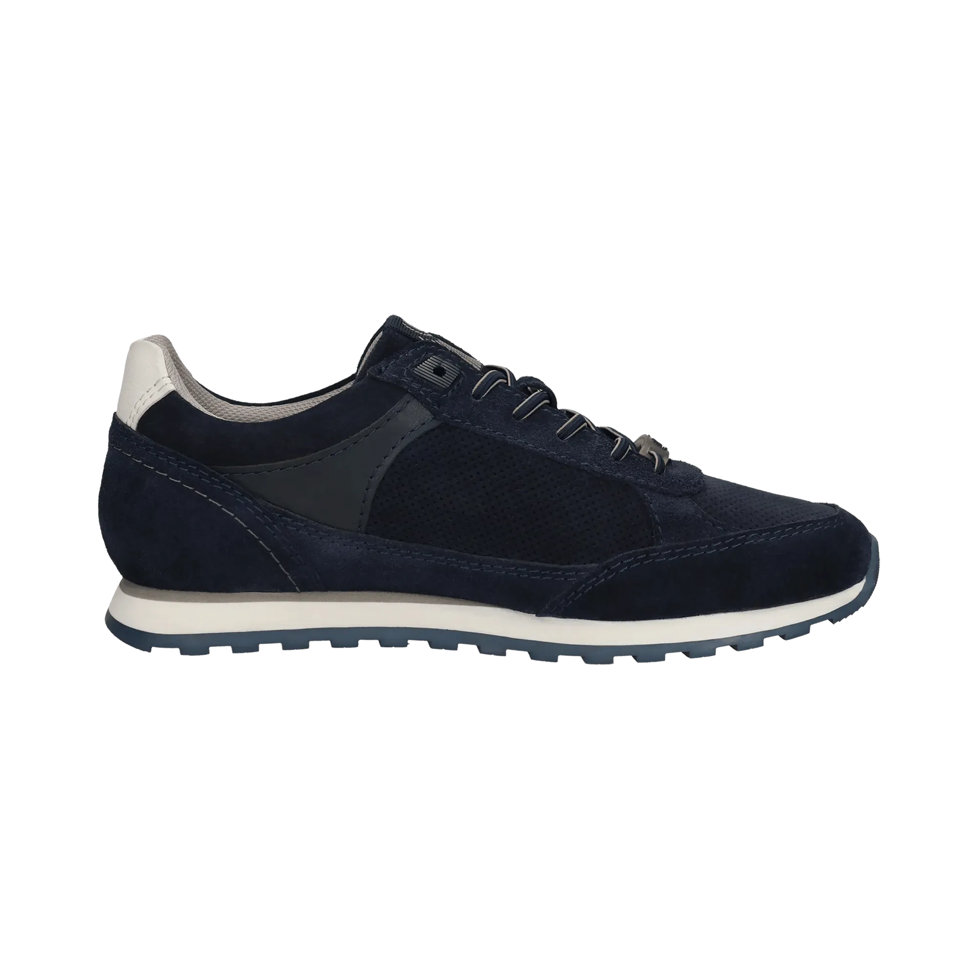Leder Sneaker dunkelblau