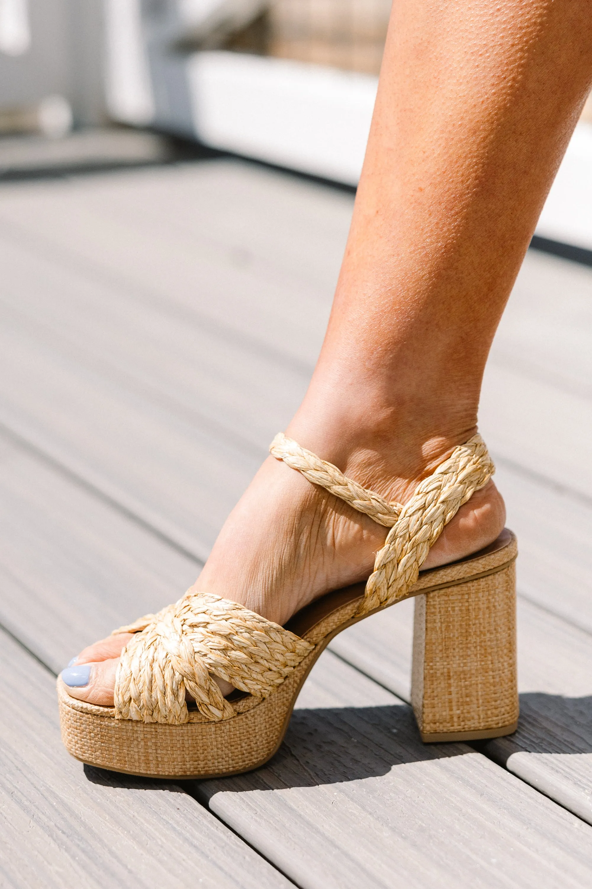 Lighthearted Mood Heels, Natural