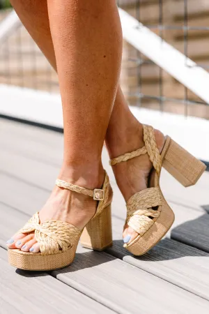 Lighthearted Mood Heels, Natural