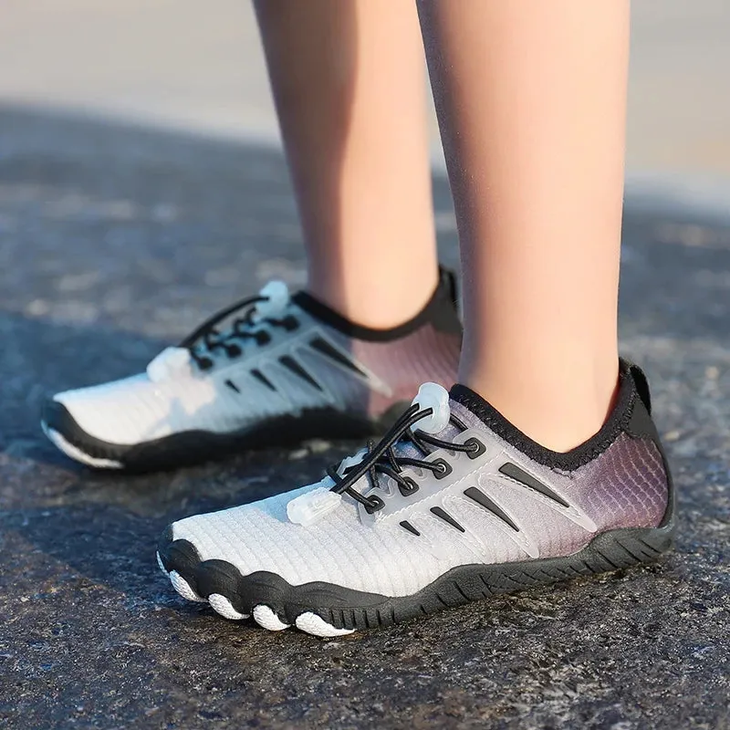 Lightweight Barefoot Lace Up Sneakers For Children