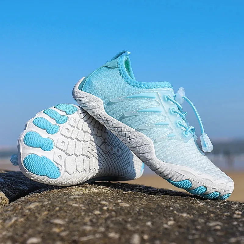 Lightweight Barefoot Lace Up Sneakers For Children