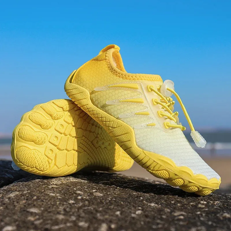 Lightweight Barefoot Lace Up Sneakers For Children