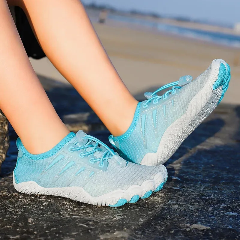 Lightweight Barefoot Lace Up Sneakers For Children