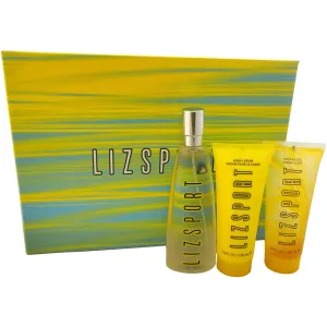 Liz Claiborne Lizsport 3 Pc Gift Set (3.4 oz Eau de Toilette Spray   3.4 oz Body Lotion   3.4 oz Shower Gel) for Women