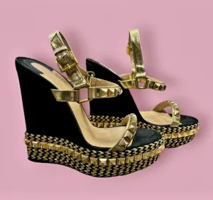 LOUBOUTIN - Vintage Wedge Heels Est. Retail price $3800