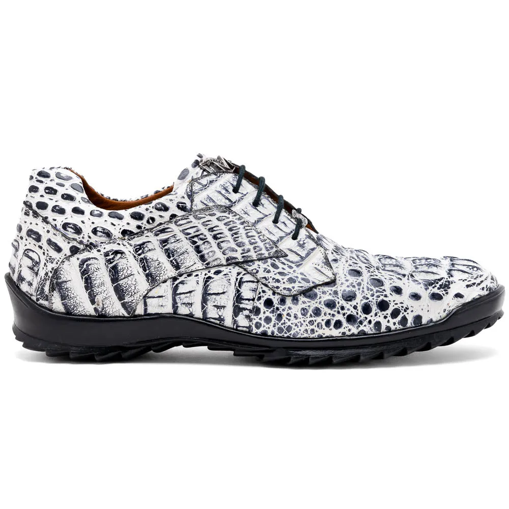 Marco Di Milano Kratos in Newspaper Caiman Crocodile Sneakerd