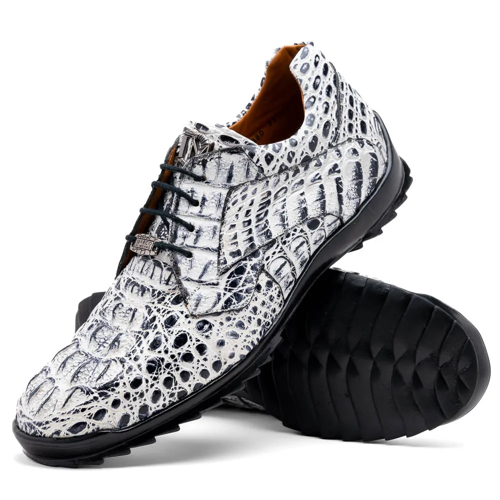 Marco Di Milano Kratos in Newspaper Caiman Crocodile Sneakerd